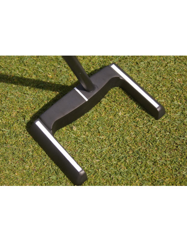 Tete "RAIL" - High MOI : 50% du poids est aux extrémités de la face. Lignes larges d'alignement peintes